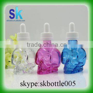 High Qaulity e Cigarette Liquid Bottle 30ml Skull Dropper Bottle photo-3