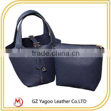 Chinese Bag in Bag Pu Bucket Bag for Shopping photo-5