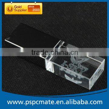 8G 16G 32G Transparent Crystal Usb Flash Disk With Light-up Led Logo photo-6