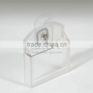 SF358 single battery safer supermarket anti-theft transparent safer box EAS battery display safer