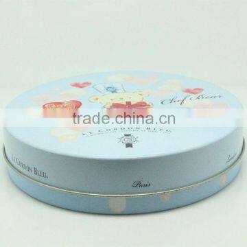 good price round cosmetic tin box metal piggy banks empty tin cans