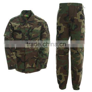 OEM service example woodland camo military combat clothing