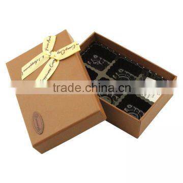 Hand made paper gift box for chocolate packing