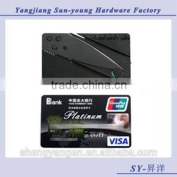 Portable Multi-purpose Folding Knife Stainless Steel Pocket Credit Card Knife