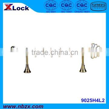 Modern Popular iron curtain rod/curtain pole set (9025H4L2)