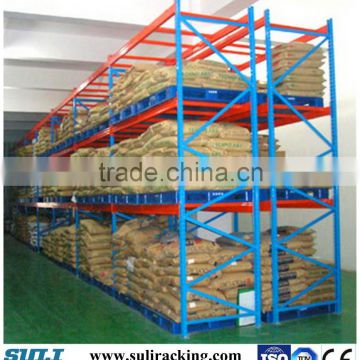 Heavy duty stainless steel pallet storage rack