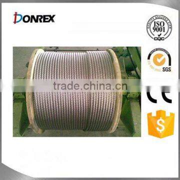 Galvanized steel wire rope for elevator price