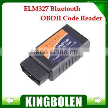 Factory price wholesale elm327 bluetooth ELM 327 Interface OBD2 / OBD II Auto Car Diagnostic Scanner OBDII