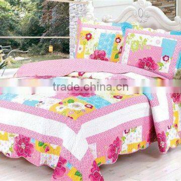 100 Cotton 300 Thread Count Twill Bedspread Set Queen and King