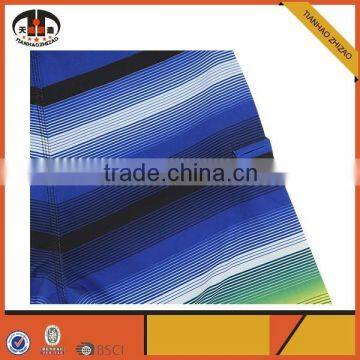Mens Polyester Board Shorts With Colorful Stripe photo-4