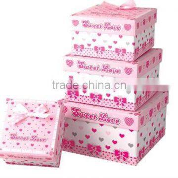 Custom paper packaging gift box with full color print