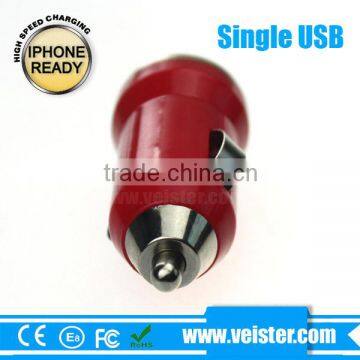 5V 1A Mini USB Bullet Car Charger for iPhone