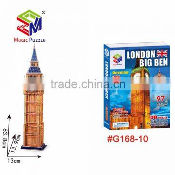 London Big Ben toy puzzle model for office use decoration