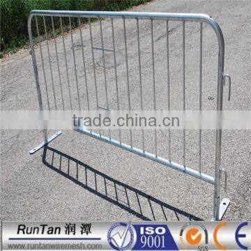 ISO9001 and CE factory hot dipped galvanized anping pedestrian metal traffic crowd control Barriers temporary barricade fence