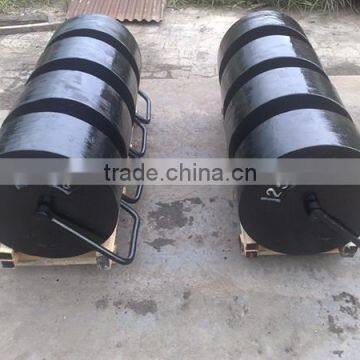 class M1250kg 500kg 1000kg cast iron products, roller weights 250kg, black single test weights