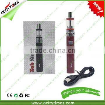 lowest price e-cigarette Sub Star M22 tank kit Most Popular Items 2200mah electronic cigarette evod vaporizer pen