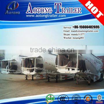 3 Axle 60cbm Cement Bulker, Bulk Cement Tank Semi Truck Trailer For Sale