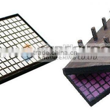 Abrasion Impact Mining Hopper Chute 92% Alumina Ceramic Composite Rubber Liner photo-5