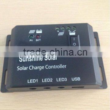 New design 10A solar controller with USB