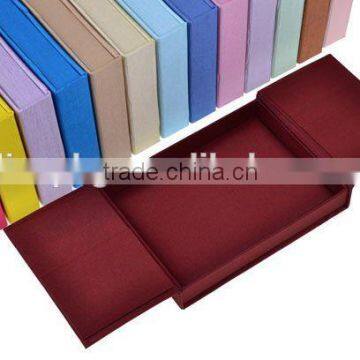 Good Quality Customized Luxury Silk Wedding Invitation Box photo-5