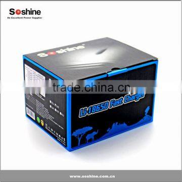 Soshine S1 Max V3 Li-ion Smart Battery Charger - 4 Slots 18650 16650 17650 18500 (Latest Version-Real CC/CV Algorithm)