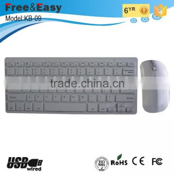 Hot sale 2.4g mini wireless bluetooth keyboard combo