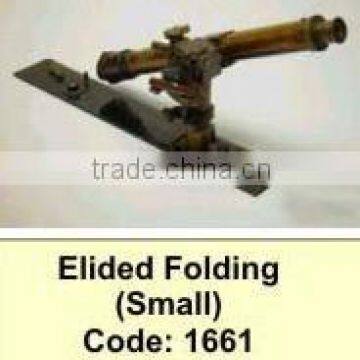 Folding alidate instruments