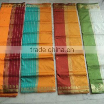 indian sarees banarasi style new stripes