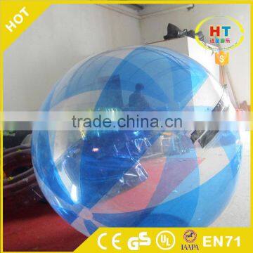 2016 water Running fun PVC/TPU walk on water ball inflatable water walking ball for kids and adults