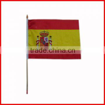 Wholesale 30*45cm Spain hand flag