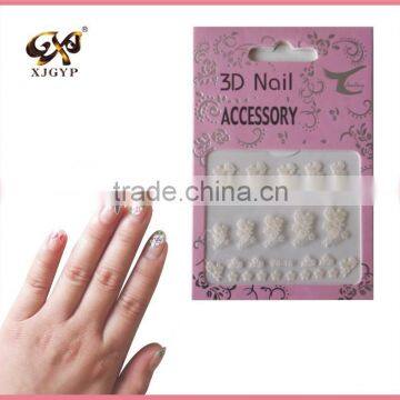 3d design nail art sticker/toe nail stickers/custom nail stickers