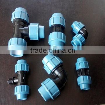 Bottom price antique pp compression fitting pp coupling