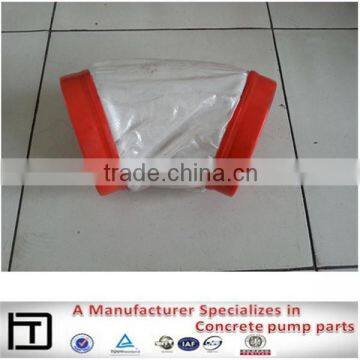 Steel pipe elbow,DN125 carbon steel casting concrete pump parts