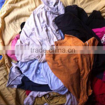Used Cotton T-shirts for Wiping Rags