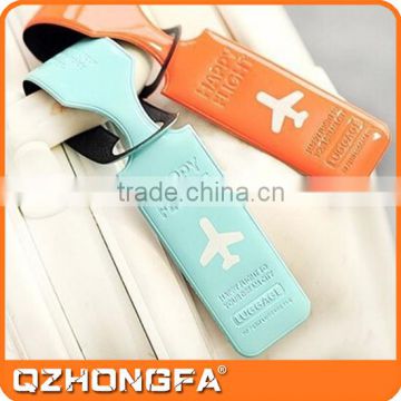 Colorful Silicone Airplane Luggage Tag, Luggage Tag Wholesale