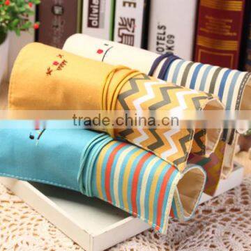 Korea Style Smile Face Roll up School Pencil Bag/pencil Case With Rope photo-3
