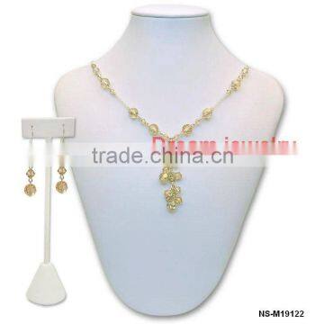 fashion beautiful crystal jewelry set