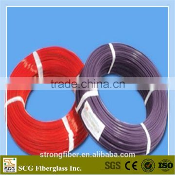 12mm, 4kv fiberglass sleeve for silicone coated