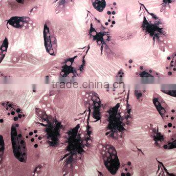Feather Design Sofa Fabric Cushion Fabric Flock