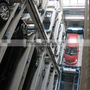 Multi-level vertical smart car parking lift system