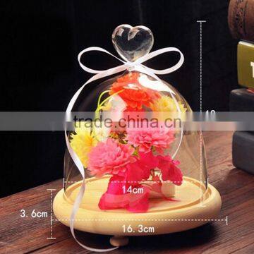 hot sale high quality cover glass with wood base