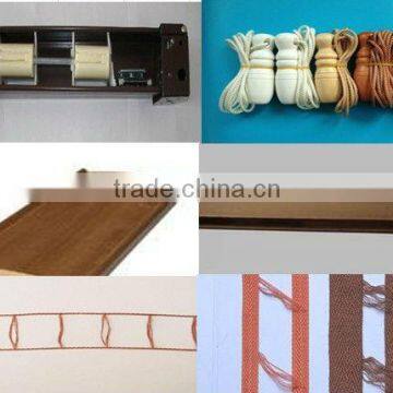 wood blinds components