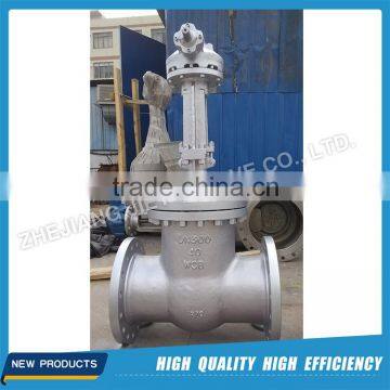 DN300 WCB Manual Water Industrial Gate Valve With High Temperature