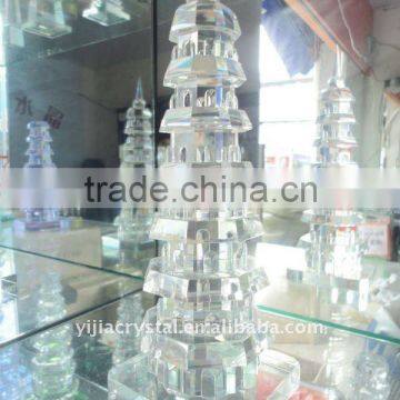 tower crystal building glass model