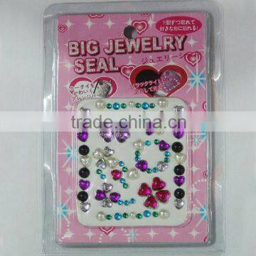 2015 Hot Sale Different Kinds of Cell Phone 3D Diamond Crystal Sticker