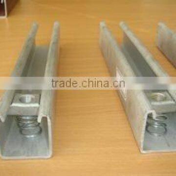 galvanised slot c channel for Photovoltaic stents