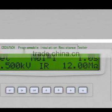 CS2676CH Programmable insulation resistance tester insulation resistance for PV module test and motor products