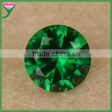 6mm round emerald green nano lab created gems, lab created gemstone