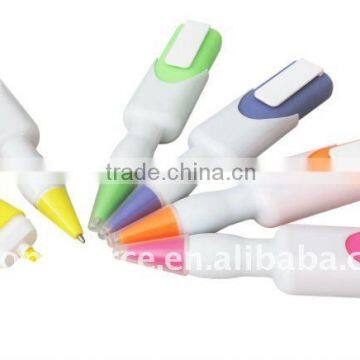 ballpen with highlighter inside