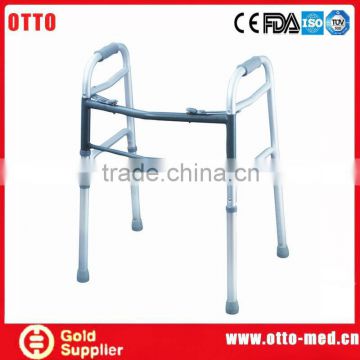 2-button folding disabled walker